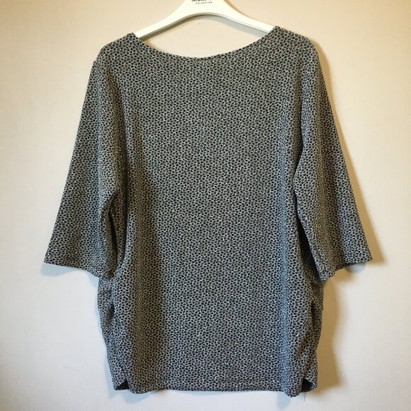 NWT Sparkly Rockstar Ruched Half Sleeve Top - Picture 2 of 13